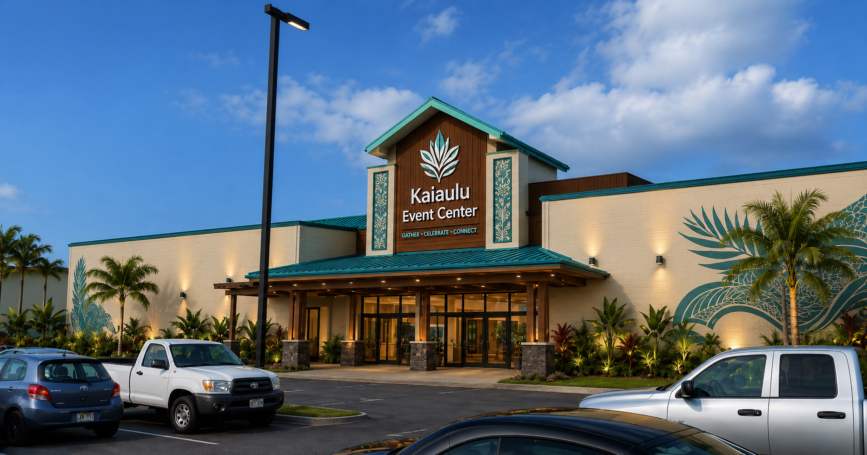 Concept image of a future Kaiāulu event center exterior