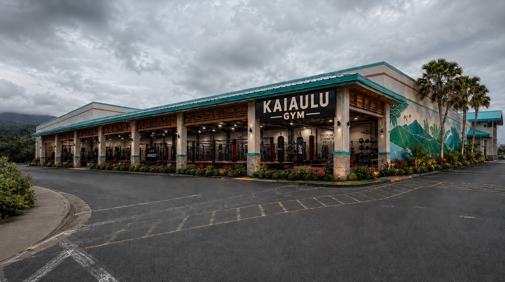 Concept image of a future Kaiāulu gym and wellness building